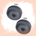 2PK Fits Craftsman Belt Drive Table Saw 1/2" Pulley With Keys 11327521. Fixed Price $27.01.