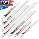 Morse Bi-metal Saw Blades Wood Nail Demo 5PC Usa Made Reciprocating. Fixed Price $26.99.