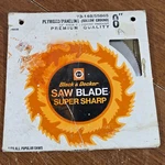 Black & Decker 8" Plywood Saw Blade No. 73-148. Fixed Price $6.55.