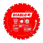 Freud D0724X Diablo 1/4 Inch Tooth Atb Carbide Framing Saw Blade. Fixed Price $29.95.