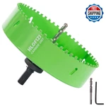 Hlofizi 6-1/8" Carbide Grit Hole Saw For Recessed Lights, Stucco, Drywall. Fixed Price $53.97.