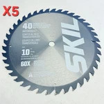 (lot Of 5) Skil 10" 40-TOOTH Carbide Rip Crosscut Blade 3810737196 / 75140B10. Fixed Price $149.99.