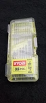 Ryobi 35-PIECE Black Oxide Drill Bit Set Sizes 1/16"-5/16" With Case. Fixed Price $15.00.