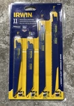 Irwin Industrial Tools 4935496 11 Pc Reciprocating Saw Blade Set Bi-metal. Fixed Price $12.50.
