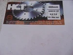 Hct Hill Country Tool GA400120 120T 30MM Bore 4.0/3.0 Atb 400MM Saw Blade. Fixed Price $144.00.