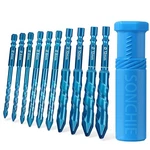 Eccentric Drill Bit Set Of 10 Carbide-tipped Crooked Masonry .... Fixed Price $35.62.