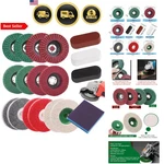 Polishing Kit Buffing Wheels Discs Compounds For Metal Wood Marble. Fixed Price $52.94.
