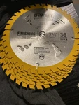 Dewalt Circular Saw Blade, 1/4 Inch, 36TOOTH, Wood Cutting (DW3176). Fixed Price $15.00.