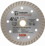 New Mk Diamond Products, 4-1/2", Turbo Rim Contractor Dry/wet Blade Part 167021. Fixed Price $12.99.