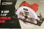 Tool Shop 10-AMP Corded 7-1/4" Circular Saw. Fixed Price $34.15.