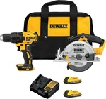 Dewalt 20V Max Cordless Drill Driver And Circular Saw Combo Kit With Ah Ba. Fixed Price $337.87.
