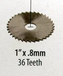 New Saw Hss 1 Inch Blade 36 Teeth .8 Mm Wood Or Plastic Light Use #565. Fixed Price $9.99.