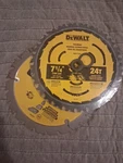 Dewalt DWAFV37243 Flexvolt 7.25IN Circular Saw Blade - Pack Of. Fixed Price $21.50.