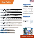 Durable 10-PACK Jigsaw Blades All-purpose Cutting Effortless Installation. Fixed Price $9.99.