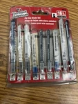Open Box- Vermont American 30049 16PC Jig Saw Blade Set. Fixed Price $15.00.