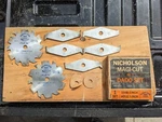 NO.3 Nicholson Magi-cut 6" Dado Blade Set. Fixed Price $30.00.