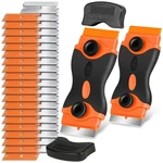 Razor Scraper Tool - With 40 Metal & Plastic Blades, Stic.... Fixed Price $13.05.
