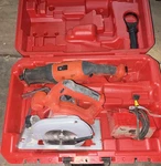 Milwaukee Sawzall Corded Reciprocating & 6-1/2" Circular 2-TOOL Case. Fixed Price $75.00.