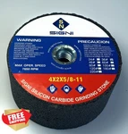 Signi 4" Silicon Carbide Grinding Stone, 36 Grit, 5/8" Arbor. Fixed Price $34.99.