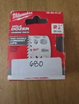 Milwaukee Tool 49-56-0727 2-1/2" Hole Dozer W/carbide Teeth. Fixed Price $19.99.
