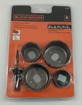 Black & Decker Hole Saw Kit Assorted 5-PIECE #71-120 New. Fixed Price $9.99.