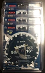 4PCS New Bosch Edge Extreme Carbide Blade 18T 5-3/8" CBCL518A. Fixed Price $29.99.