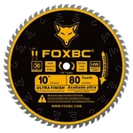 Achieve Smooth Wood Cuts - Foxbc 10 Inch 80 Tooth Saw Blade. Fixed Price $51.99.