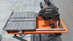 Ridgid R4031 7 In Wet Tile Saw W/ Stand, Corded Electric, Orange/gray. Fixed Price $220.00.