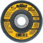 Dewalt DW8352 Flap Disc 4.5" Zirconia Alumina 60 Grit 13300 Rpm Type 27. Fixed Price $25.50.