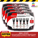 Diablo Universal Fit Wood And Metal Oscillating Blade Set (5-PIECE) Kit = 4PK. Fixed Price $107.97.