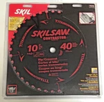 Skil 75240 10" X Tooth Titanium Contractor Carbide Saw Blade (black). Fixed Price $15.00.
