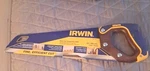 Irwin Marathon Protouch Fine-cut Handsaw, 15-INCH 12PT Teeth. Fixed Price $15.00.