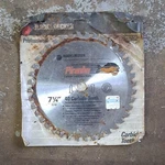 Black+decker Piranha 7-1/4" 40T Carbide Circular Saw Blade For Wood, Plywood. Fixed Price $17.47.