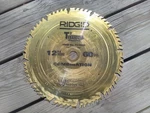 Ridgid R1260C Carbide Tipped Saw Blade 12" Inch Teeth Used. Fixed Price $25.00.