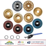 Woodworking Grinder Attachment Set With 11 Pieces, Ideal For Cutting And Shaping. Fixed Price $59.91.
