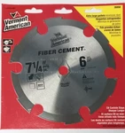 Vermont American 26950C 7-1/4" X 6T Fiber Cement Saw Blade Carded. Fixed Price $5.50.