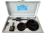 Drill Master -13PS Hole Saw Kit High Carbon Steel Cups #38425 Made China. Fixed Price $24.95.