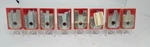 7 Vtg Craftsman Molding Head Cutters 9-3211, 9-2303X2, 9-2351X2, 9-2308, 9-3210. Fixed Price $30.00.