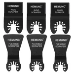 Hemunc 6 Oscillating Tool Scraper Blades Flexible Rigid Blade, For. Fixed Price $26.53.