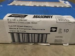 Box 10 Norton X1/8"XDM5/8 Masonry Cut Off Wheel ( Brand New). Fixed Price $80.80.
