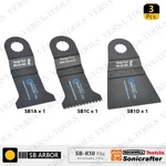 Versa Tool SB-K10 3 Pc Oscillating Saw Blade Set For Sonicrafter (SB1A,1C,1D). Fixed Price $13.04.