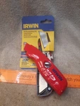 Irwin 2088600 6" Self Retracting Safety Utility Knife 1 Blade Included (carded). Fixed Price $8.99.