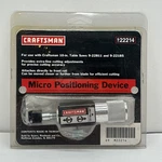 Craftsman Micro Positioning Device For 10 Table Saw 22811 & 22185 - New. Fixed Price $26.79.