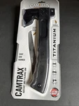 Camillus Camtrax Titanium Hatchet Axe Lockback Saw Hammer 3-IN-1 Camping Tool. Fixed Price $44.88.