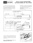 1981 Craftsman 9-3230 Table & Radial Saw Hold Down-installation Instructions. Fixed Price $20.24.