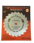 2PK Black & Decker Premium 8" Wood Rip And Crosscut 22T Circular Saw Blades Usa. Fixed Price $28.80.