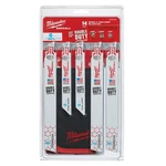 Milwaukee 49-22-1131 14 Piece Metal Cutting Ice Hardened Sawzall Blade Set. Fixed Price $35.99.