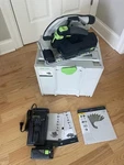 Festool Hkc 5,2 Ebi-fplus Cordless Track Saw And Extra Universal Blade 205560. Fixed Price $700.00.