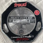 Freud LM72M010 Heavy Duty Flat Rip Blade, 10" X 24T 5/8". Fixed Price $65.00.