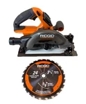 Ridgid 18V 1/4 In Circular Saw Brushless Cordless Tool Only Model R8657B. Fixed Price $99.95.